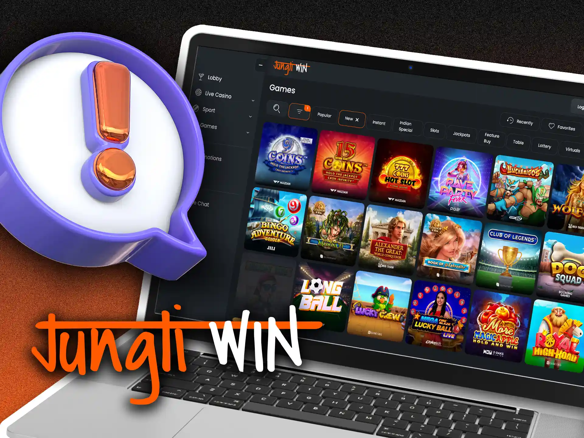 Make small bets and have enjoyment from betting at Jungliwin.