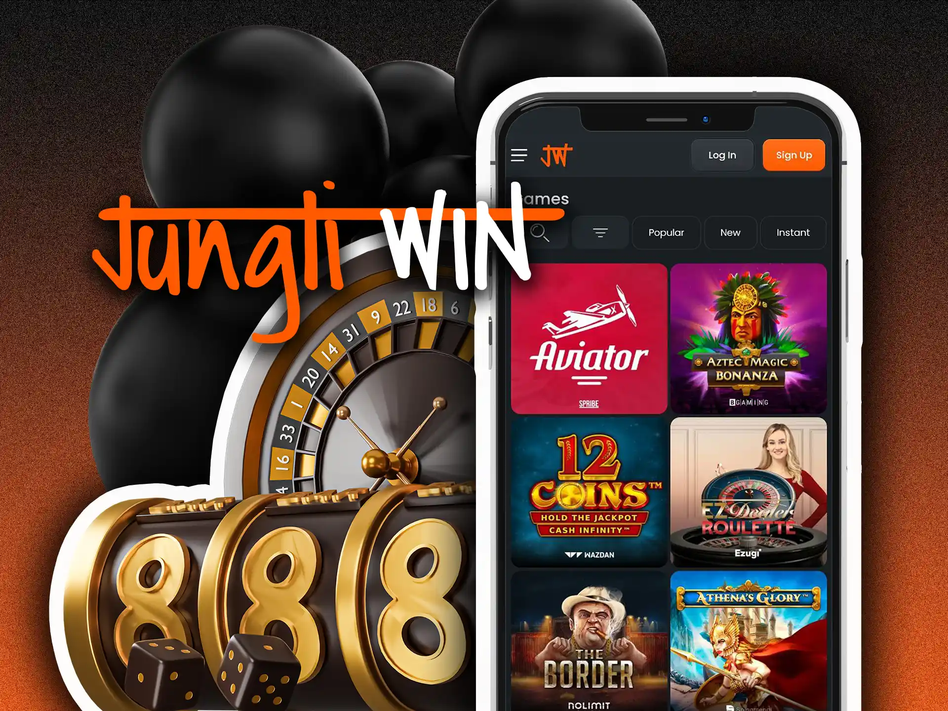 Search for your favourite games in Jungliwin casino app.