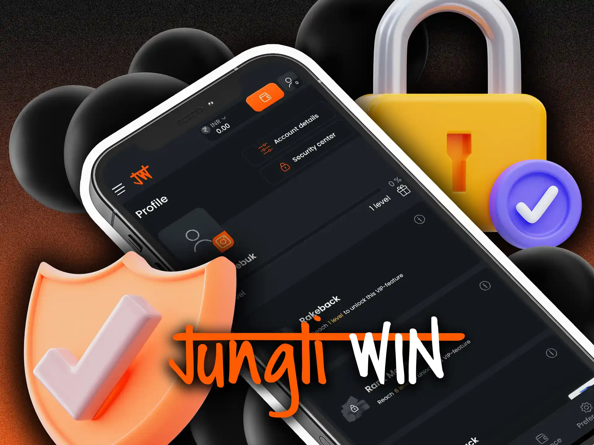 Jungliwin app secures all of you information.